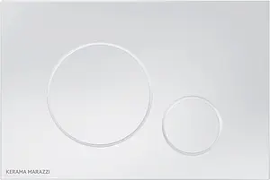 Клавиша смыва для унитаза Kerama Marazzi M670KM белый глянцевый, 1