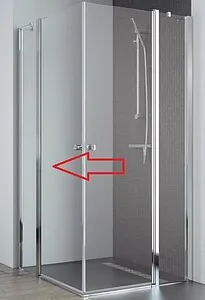 Душевая дверь 800мм прозрачное стекло Radaway EOS II KDD 80 L 3799460-01L, 1