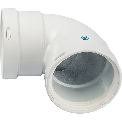 Колено для дымохода Ø 80мм ∠ 90° (Al) Stout SCA-0080-020090