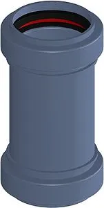 Муфта надвижная (ремонтная) внутренняя бесшумная D=75мм Poloplast POLO-KAL NG P2313, 1