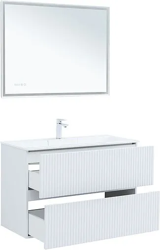 Тумба под умывальник Aquanet Джейн 100 белый матовый 00313288