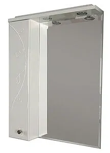 Шкаф-зеркало Aquaton Лиана 60 L белый 1A162702LL01L, 3