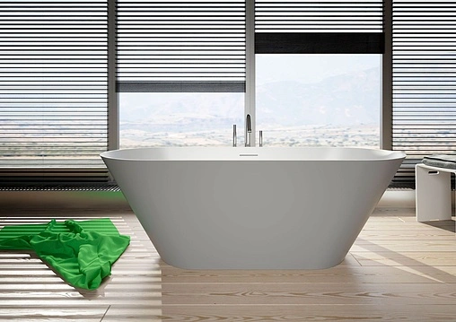 Ванна отдельностоящая из искусственного камня Riho Barcelona 170x70 белый B117001105