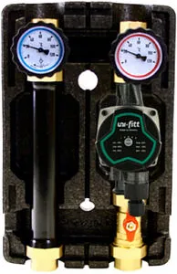 Насосный модуль с прямым контуром 1"в х 1"в Uni-Fitt 490S2503 с насосом Uni-Fitt GTO 25-6S Насосный модуль с прямым контуром 1"в х 1"в Uni-Fitt 490S2503 с насосом Uni-Fitt GTO 25-6S, 1