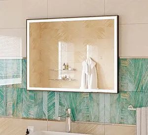 Зеркало с подсветкой Continent Alma Led 70x100 чёрный ЗЛП1127 Зеркало с подсветкой Continent Alma Led 70x100 чёрный ЗЛП1127, 4