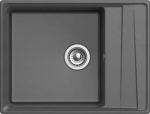 Мойка кухонная GranFest Level LV-660L антрацит