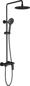 Душевая система со смесителем для душа Timo Anni чёрный матовый SX-2710/03, 1