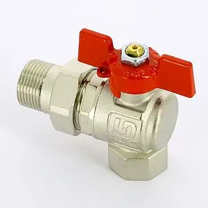 Кран шаровый с американкой угловой ¾&quot;в x ¾&quot;н Uni-fitt 133T3000, 5