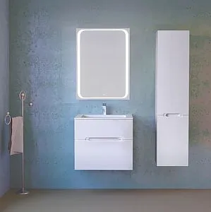 Тумба-умывальник подвесная Jorno Modul 65 белый Mоl.01.62/P/W+Mol.08.65/W Тумба-умывальник подвесная Jorno Modul 65 белый Mоl.01.62/P/W+Mol.08.65/W, 4