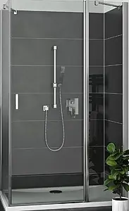 Душевое ограждение 1100x1000мм прозрачное стекло Roltechnik Lega Lift Line LZDO1+LZB/1100*1000 226-1100000-00-02+228-1000000-00-02, 1