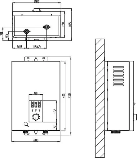Котел электрический одноконтурный 9кВт Thermex Stern 9 511501 Котел электрический одноконтурный 9кВт Thermex Stern 9 511501
