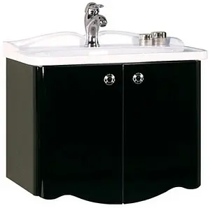 Тумба-умывальник Aquaton Венеция 65 чёрный 1A1552K0VN950 Тумба-умывальник Aquaton Венеция 65 чёрный 1A1552K0VN950, 1