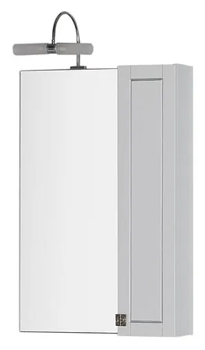 Шкаф-зеркало Aquanet Честер 60 белый/серебро 182681