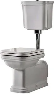 Унитаз-компакт с высоким бачком Kerasan Waldorf белый Унитаз-компакт с высоким бачком Kerasan Waldorf белый, 1