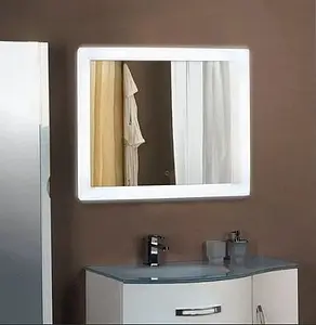 Зеркало с подсветкой Continent Relax Led 80 белый ЗЛП32 Зеркало с подсветкой Continent Relax Led 80 белый ЗЛП32, 4