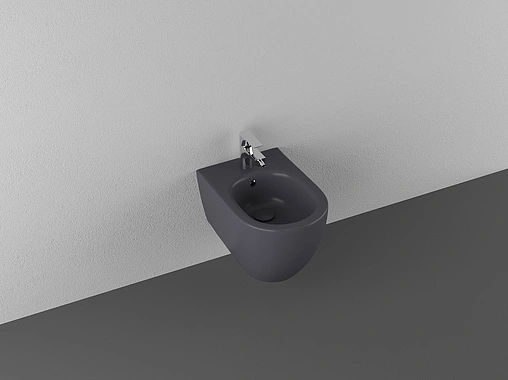 Биде подвесное ISVEA Infinity антрацит 10NF41001SV-2C