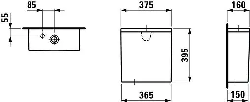 Бачок для унитаза Laufen Pro белый 8.2995.3.000.973.1 Бачок для унитаза Laufen Pro белый 8.2995.3.000.973.1