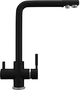 Смеситель для кухни с подключением к фильтру Ulgran уголь UQ-016-07 Смеситель для кухни с подключением к фильтру Ulgran уголь UQ-016-07, 1