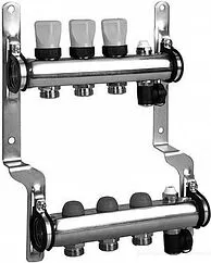 Группа коллекторная без расходомеров 3 отвода 1"в/в x ¾"ек Meibes M1794123 Группа коллекторная без расходомеров 3 отвода 1"в/в x ¾"ек Meibes M1794123