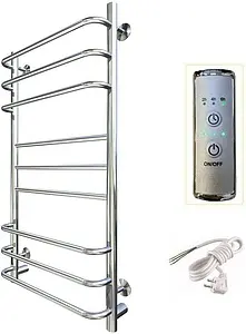 Полотенцесушитель электрический лесенка Тругор Идеал комби Пэк сп 3 100х50 32 мм полированная сталь Полотенцесушитель электрический лесенка Тругор Идеал комби Пэк сп 3 100х50 32 мм полированная сталь, 3