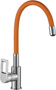 Смеситель для кухни Rossinka хром/оранжевый Z35-35U-Orange Смеситель для кухни Rossinka хром/оранжевый Z35-35U-Orange, 1