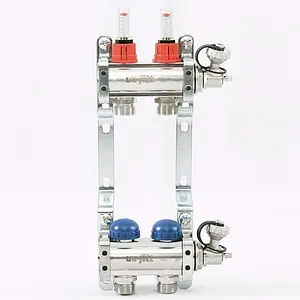 Группа коллекторная с расходомерами 2 отвода 1&quot;в/в x ¾&quot;ек Uni-fitt 440E4302, 1