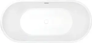 Ванна акриловая отдельностоящая Abber 130x70 AB9203-1.3, 1