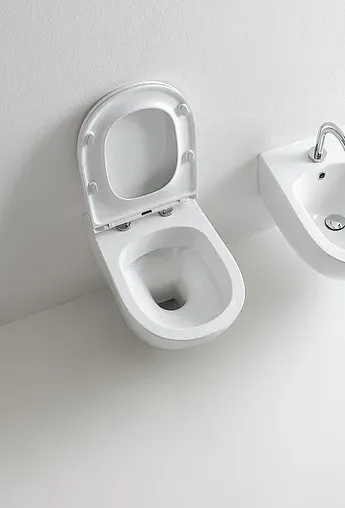 Унитаз подвесной безободковый Kerasan Aquatech белый 371401