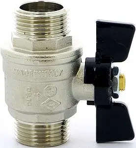 Кран шаровый 1&quot;н x 1&quot;н Bugatti Oregon 03270032, 3