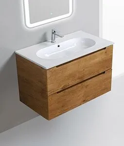 Тумба-умывальник подвесная BelBagno ETNA 90 Rovere Nature ETNA-900-2C-SO-RN-P+ Тумба-умывальник подвесная BelBagno ETNA 90 Rovere Nature ETNA-900-2C-SO-RN-P+, 3