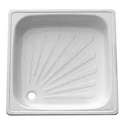 Поддон для душа стальной низкий 800x800мм Loranto CS00020722