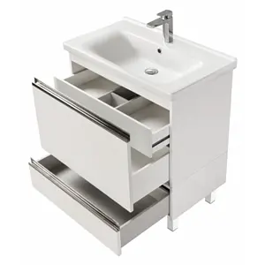 Тумба-умывальник подвесная Aquaton Капри 60 белый 1A2301K1KP010 Тумба-умывальник подвесная Aquaton Капри 60 белый 1A2301K1KP010, 3