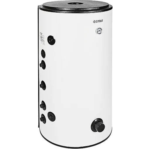 Бойлер косвенного нагрева Stout OptiBase (200 л, 27,6-40,2 кВт) SWH-2210-L00200