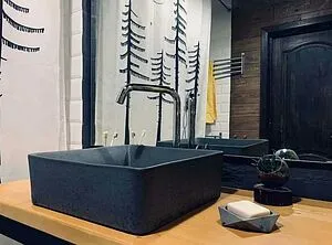 Раковина Uperwood UPD Square черный матовый 291020317 Раковина Uperwood UPD Square черный матовый 291020317, 3