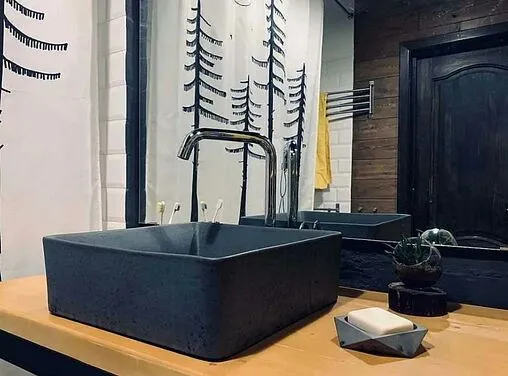 Раковина Uperwood UPD Square черный матовый 291020317 Раковина Uperwood UPD Square черный матовый 291020317