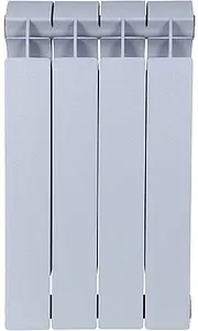 Радиатор биметаллический 4 секции Global Style Plus 500 серый Радиатор биметаллический 4 секции Global Style Plus 500 серый, 3