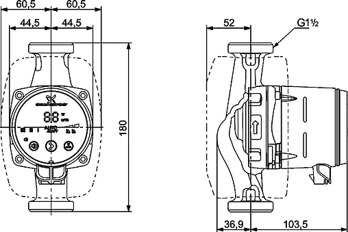 Насос циркуляционный Grundfos Alpha2 25-60 N 97993211