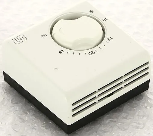 Проводной комнатный терморегулятор НО/НЗ 230В Uni-fitt TA5 белый 330I2000