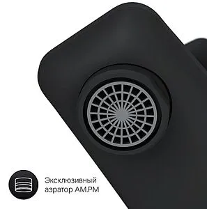 Смеситель для ванны Am.Pm Gem чёрный матовый F90A10022 Смеситель для ванны Am.Pm Gem чёрный матовый F90A10022, 4