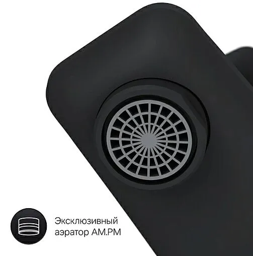 Смеситель для ванны Am.Pm Gem чёрный матовый F90A10022 Смеситель для ванны Am.Pm Gem чёрный матовый F90A10022
