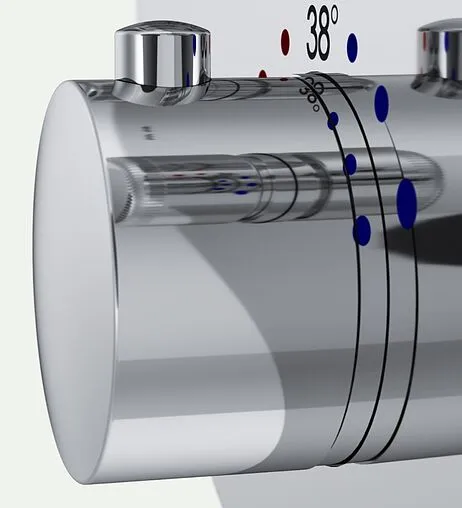 Термостат для 2 потребителей Am.Pm Inspire 2.0 хром F50A85700