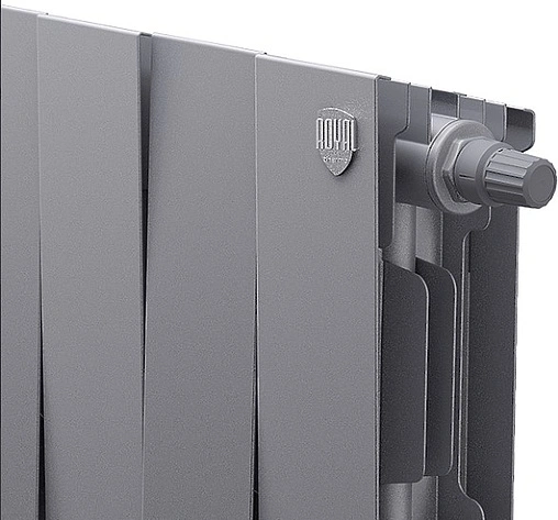 Радиатор биметаллический 14 секции нижнее правое подключение Royal Thermo PianoForte VD 300 Silver Satin RTPSSVDR30014 Радиатор биметаллический 14 секции нижнее правое подключение Royal Thermo PianoForte VD 300 Silver Satin RTPSSVDR30014