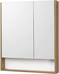 Шкаф-зеркало Aquaton Сканди 70 белый/дуб рустикальный 1A252202SDZ90 Шкаф-зеркало Aquaton Сканди 70 белый/дуб рустикальный 1A252202SDZ90, 1