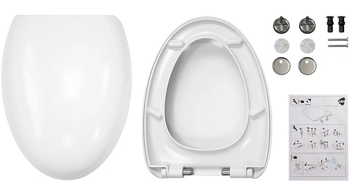 Унитаз подвесной Sanita Luxe Ringo белый WC.WH/Ringo/DM/WHT.G/S1