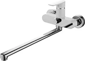 Смеситель для ванны с длинным изливом IDDIS Cloud белый/хром CLOSBL2i10WA Смеситель для ванны с длинным изливом IDDIS Cloud белый/хром CLOSBL2i10WA, 1