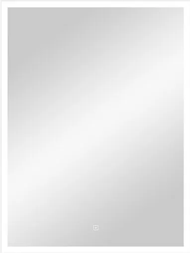 Зеркало с подсветкой Continent Frame White Led 80x120 белый ЗЛП1411