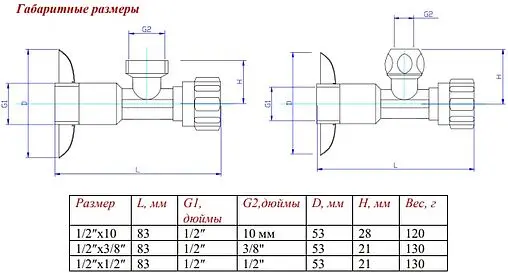 Вентиль регулирующий угловой ½"н x ⅜"н x 10ц хром Valtec VT.281.GBC.0410 Вентиль регулирующий угловой ½"н x ⅜"н x 10ц хром Valtec VT.281.GBC.0410