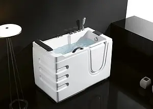 Ванна акриловая с гидромассажем Abber 130x70 R AB9000 B R Ванна акриловая с гидромассажем Abber 130x70 R AB9000 B R, 4