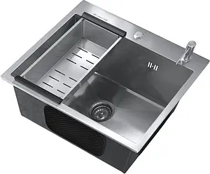 Мойка кухонная Ulgran Steel 50 брашированная сталь Мойка кухонная Ulgran Steel 50 брашированная сталь, 1