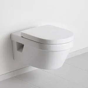 Унитаз подвесной безободковый Villeroy&Boch Architectura CeramicPlus белый 5684HRR1, 4